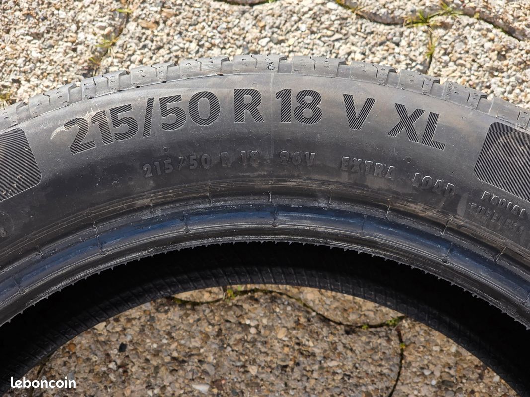 4 pneus été Continental 215/50 R18 (image 2)