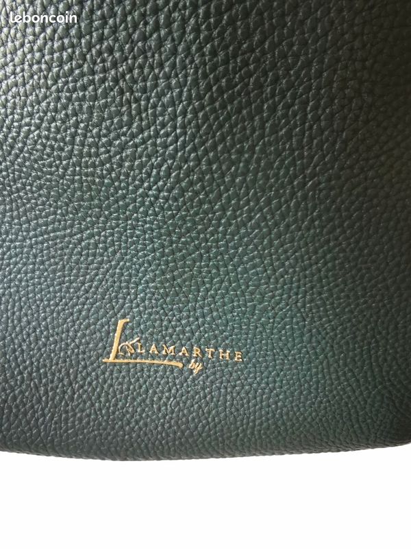 Sac à main en bandoulière vert foncé/ Lamarthe (image 3)