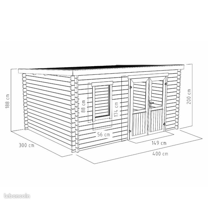 Abri de jardin Klikstrom Linda (image 2)