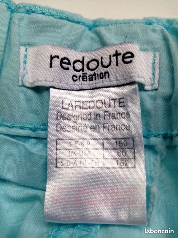 Pantacourt Cyan La Redoute | Taille 12 ans (150 cm) (image 6)