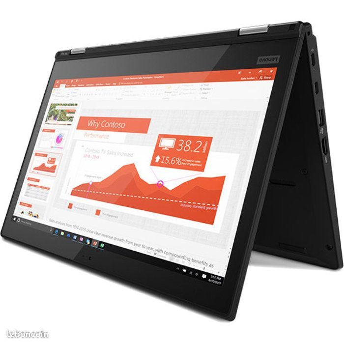 Lenovo L480 | i3 8130U à 3.4 GHz | SSD 256 Go NVMe | 8 Gb | 14 HD | Win 11 - Ordinateurs