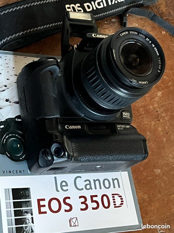 Appareil Photo Canon EOS 350D + 2 Objectifs - Comme Neuf - Occasion