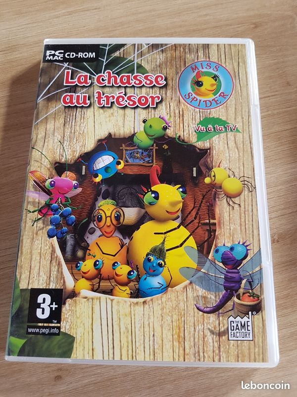 Jeu pc Mac Miss Spider la chasse au trésor (image 1)