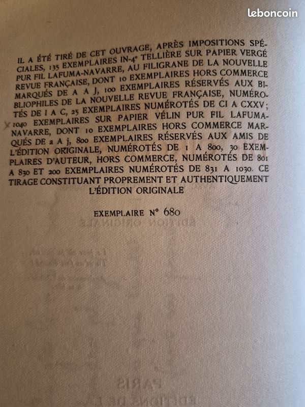 "Vers de Circonstance" Stéphane Mallarmé EO nrf (image 3)