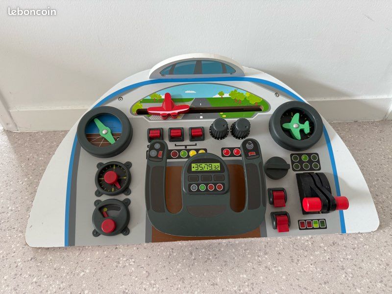 Tableau de bord avion jeux enfant (image 3)