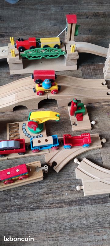 Circuit train en bois brio et ikea (image 2)