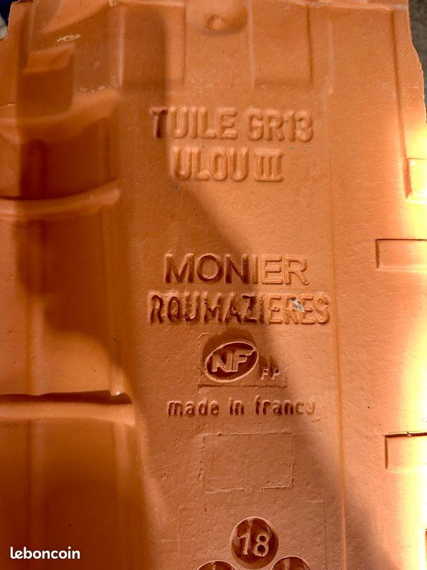 15 tuiles Monier GR13 Rouge terre cuite (image 3)