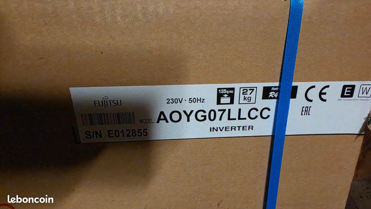Kit climatisation réversible Fujitsu Inverter 2,0 kW – Neuf (image 2)