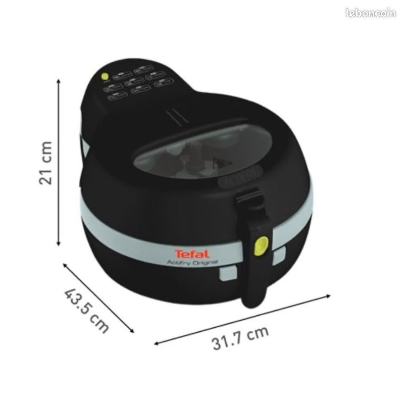 Airfryer Friteuse sans huile Tefal ActiFry Original FZ712810 Noir (image 3)