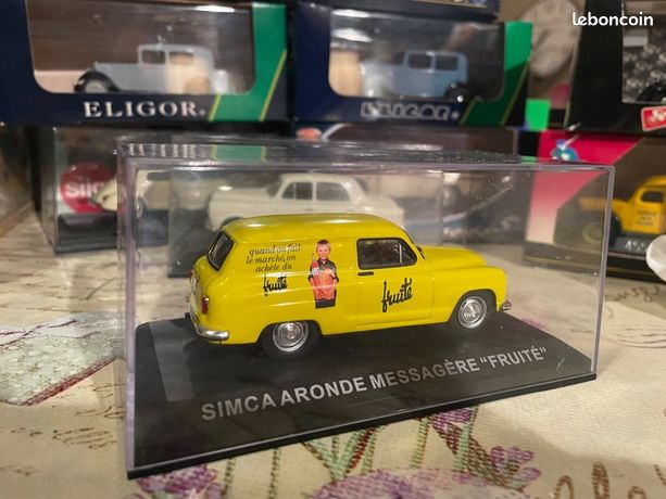 Simca Aronde Messagère Fruite - Camion Utilitaire Miniature 1/43 IXO Eligor - Neuf