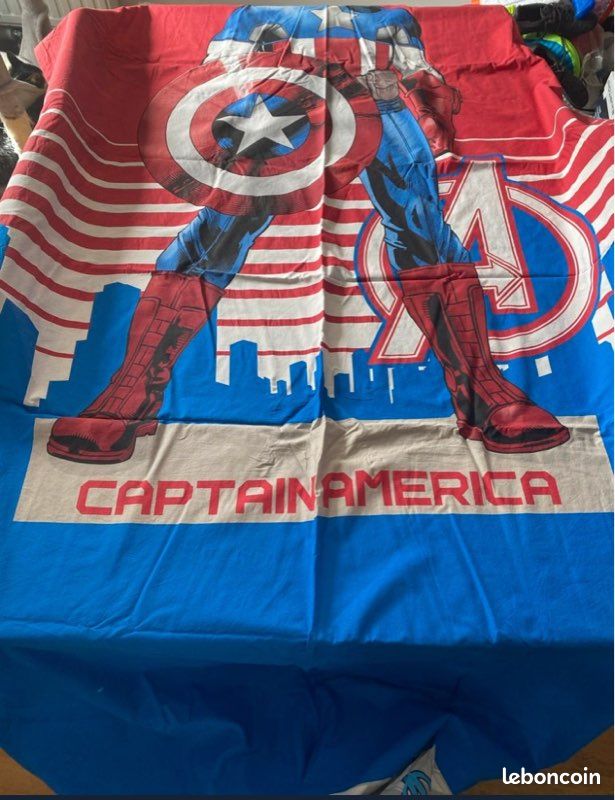 Parure 2 pièces Capitaine America (image 1)