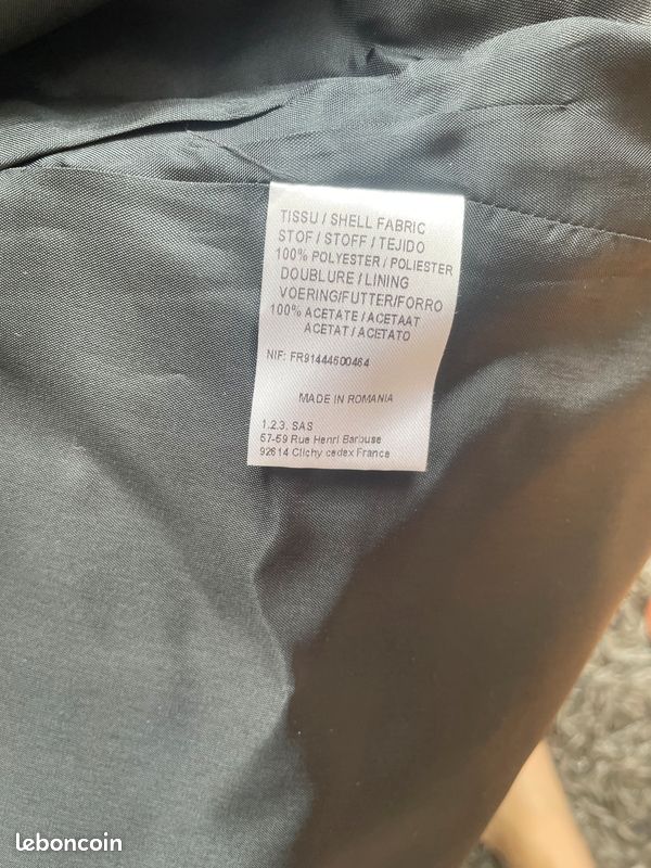Veste neuf marque maison 123 jamais portée (image 9)