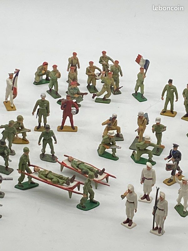 Boîte Figurines Militaires Soldats Vintage Starlux France - A-41 #4 No Britain