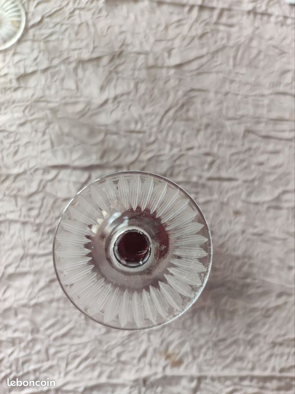 Lot de 6 verres ROEMER Vintage en cristal taillé coloré.Pologne (image 5)
