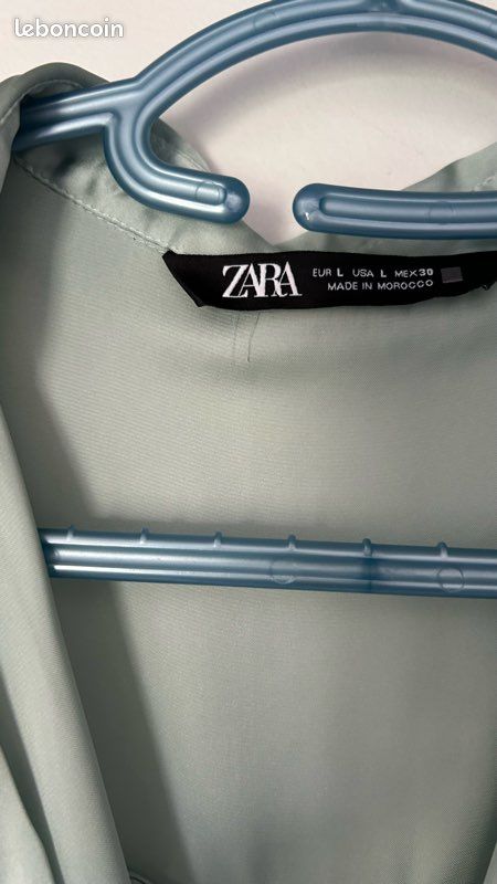 Chemisier satin Zara taille L (image 2)