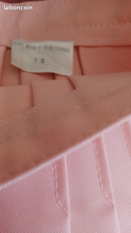 Jupe plissee rose fluo Billieblush | La Redoute