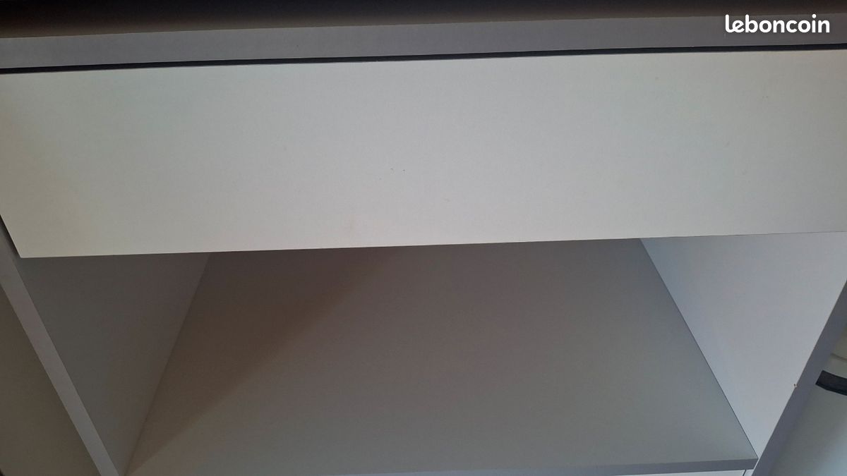 Meuble cuisine micro-ondes blanc gris (image 5)