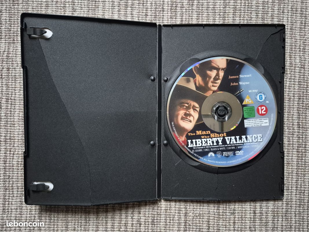 DVD - L'homme qui tua Liberty Valence (image 3)