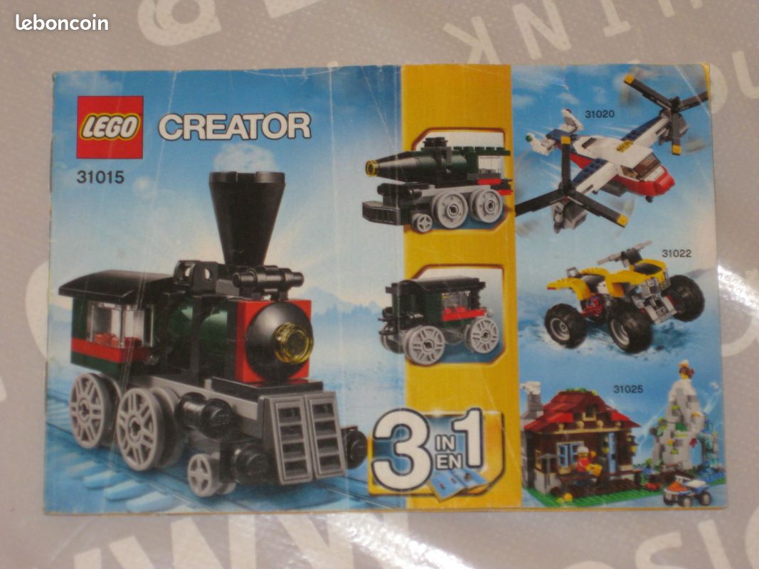 Notice lego creator ref 31015 bub60 (image 1)