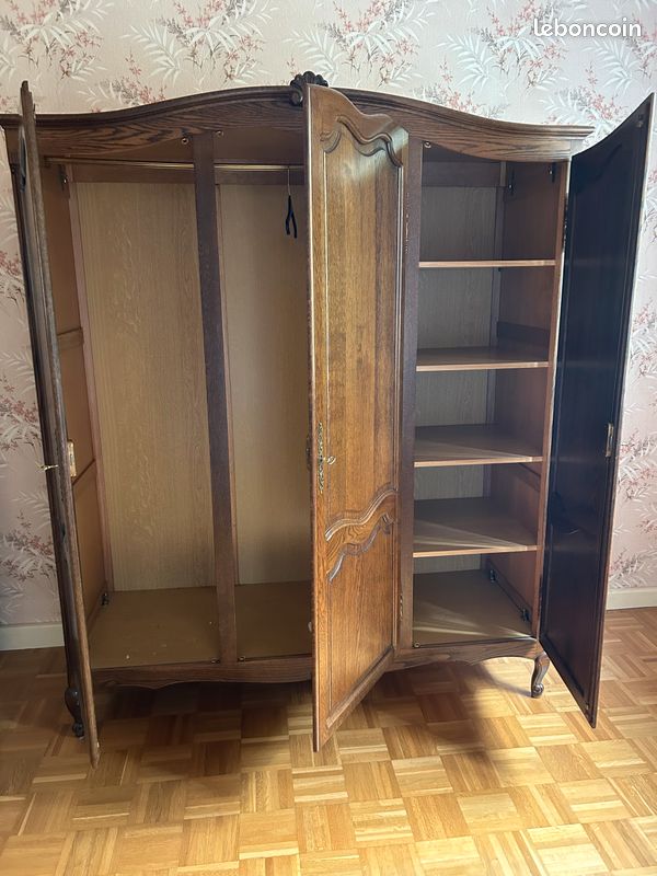 Armoire style provençal chêne plaqué (image 2)