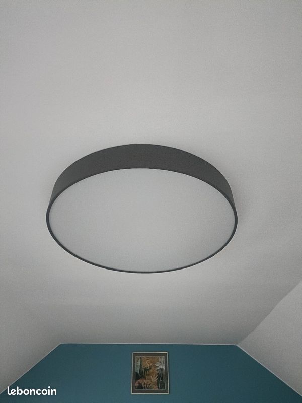 Plafonnier led tissu Abat jour (image 1)