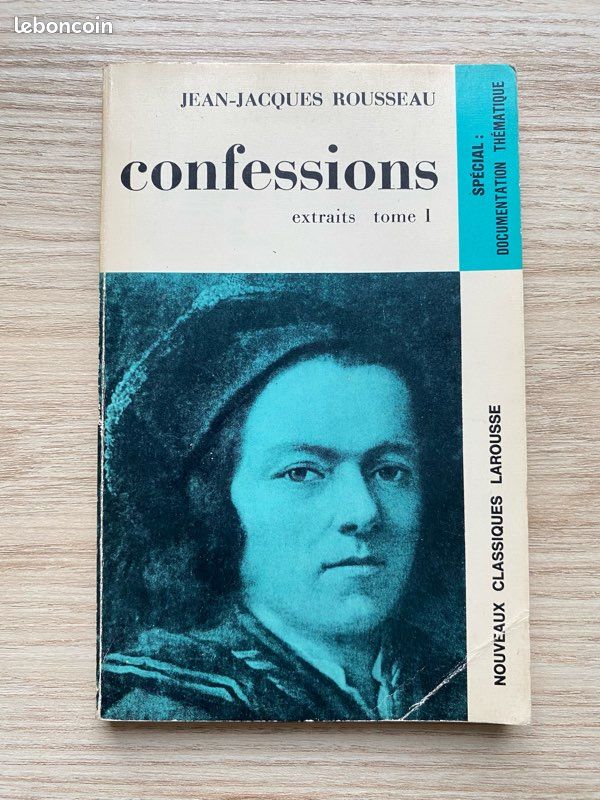 Confessions de JJ Rousseau Tome I (image 1)