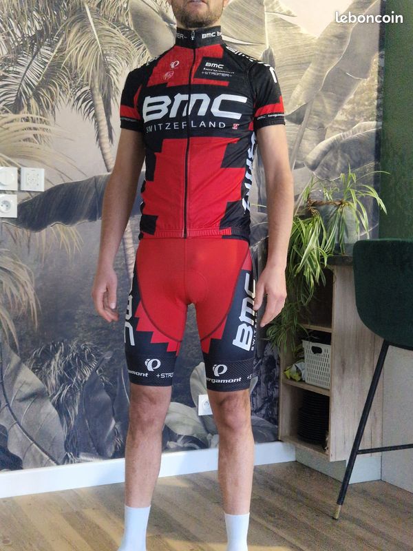 Maillot vélo hiver équipe pro BMC Suisse 2024