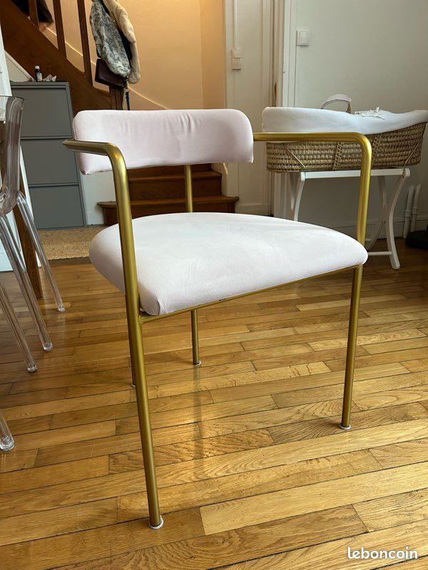 2 Chaise salle à manger Rose - Potiron Paris (image 1)