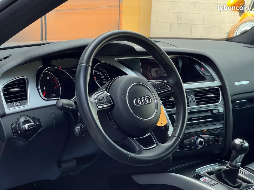Audi A5 Cabriolet 1.8 TFSI 177 S line / CUIR SIEGES CHAUF VENTIL MODES DE CONDUITE ... (image 11)