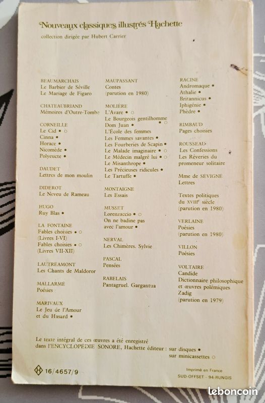 Les Fourberies de Scapin – Nouveaux Classiques Illustrés Hachette (image 2)