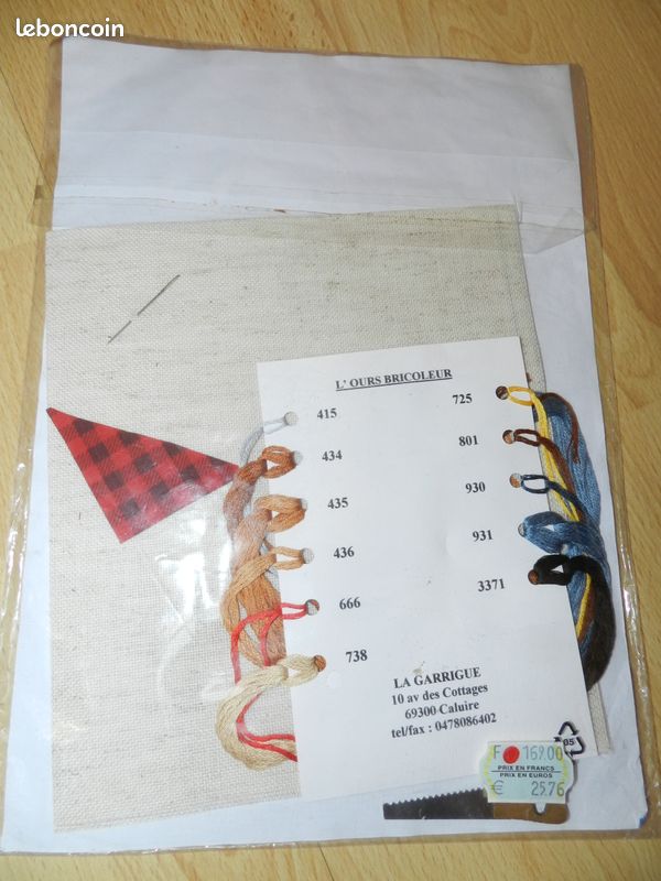 Kit broderies DMC ours (image 3)