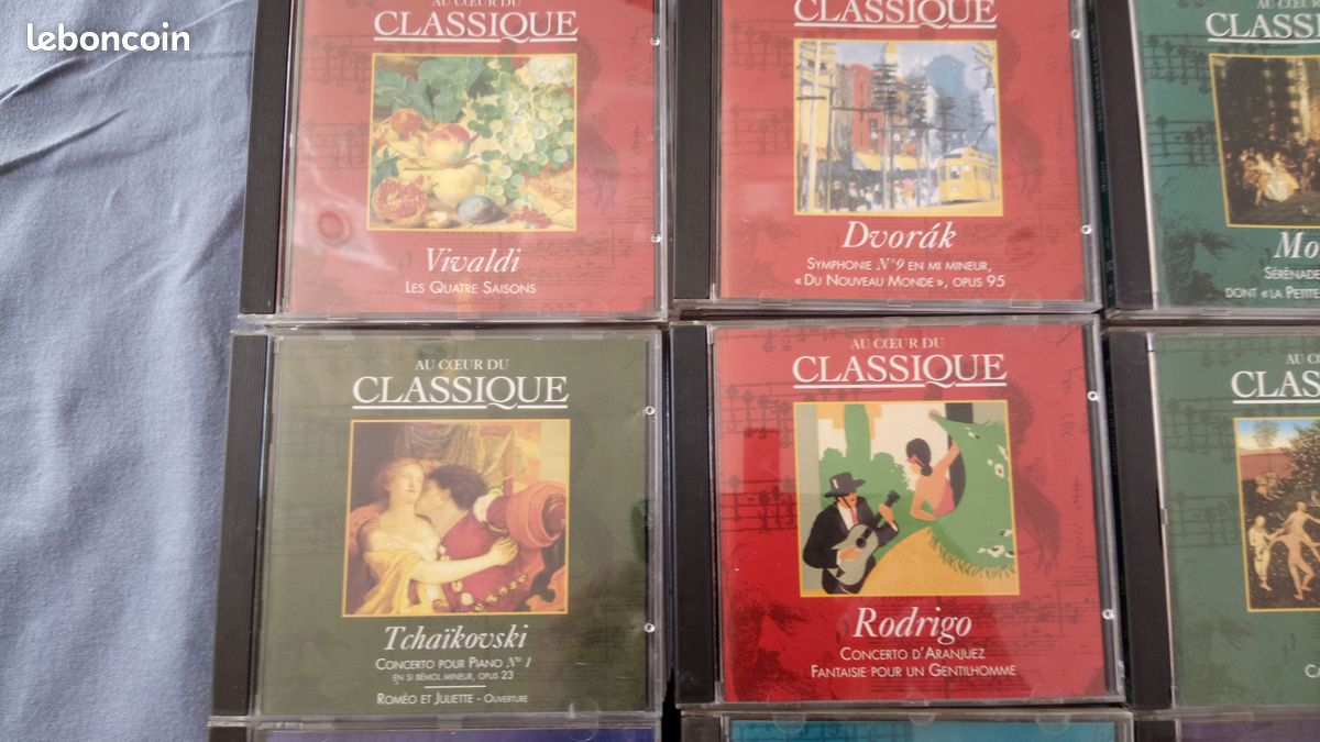Lot de 46 CD de musique classique - Les plus grands compositeurs et leurs chefs-d'oeuvre - EN PARFAIT ETAT (image 2)