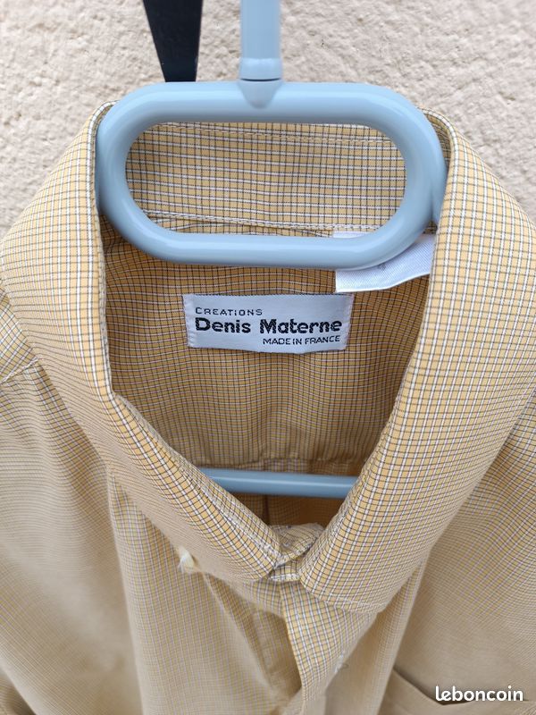 La Chemise Milano Bleue et Beige à motifs