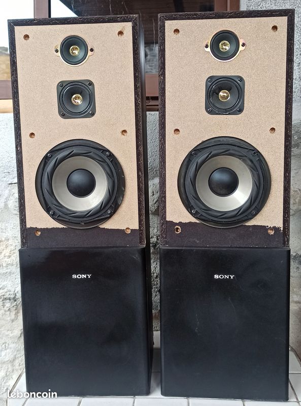 Enceintes Colonne Sony SS-E355V 160W - Paire Arrière Home Cinéma