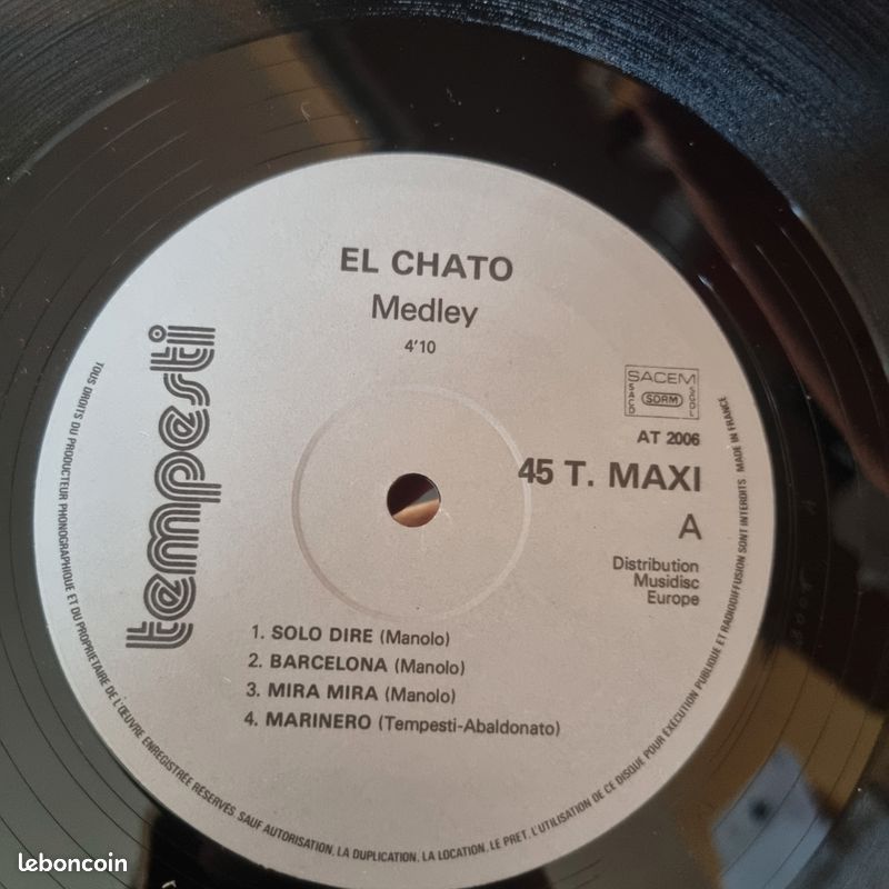 El Chato – Ambiance Explosive N° 2 - Vinyle Maxi 45T (image 3)
