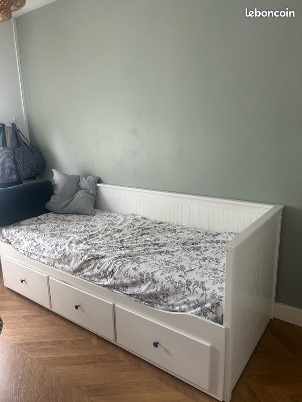 Lit banquette 2 places Hemnes IKEA (image 1)