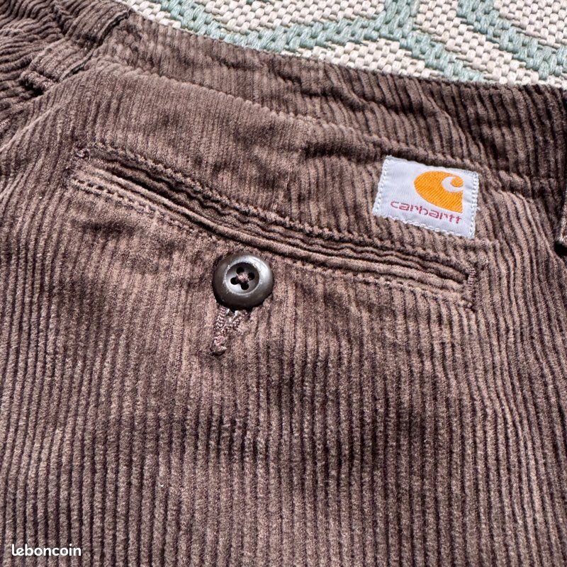 Pantalon femme en velours Carhartt marron taille 29 Vêtements