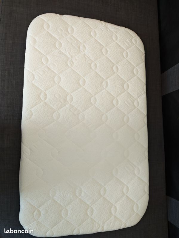 Matelas Bébé 86x50 Cm Kinderkraft Sofi - Mousse Haute Qualité - Housse Bambou Lavable - Certifié Oeko-Tex - Pour Lit Enfant/Par