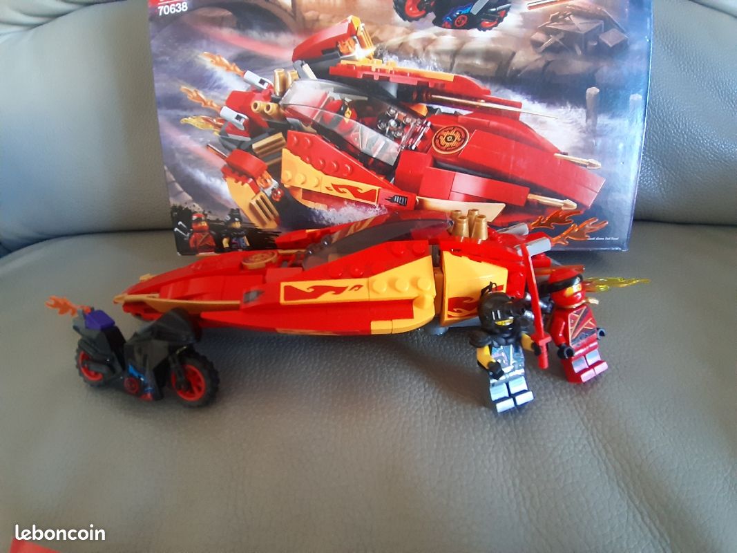 Lego ninjago 70638 de 7 à 14 ans bateau kai et luke masters of spinjitzu complet (image 3)