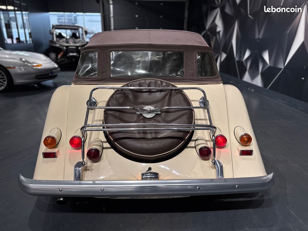 Morgan Plus 8 Cabriolet V8 3.5 193 CH BVM5 Capote Souple Sellerie Cuir Side Screens 1989 (image 3)