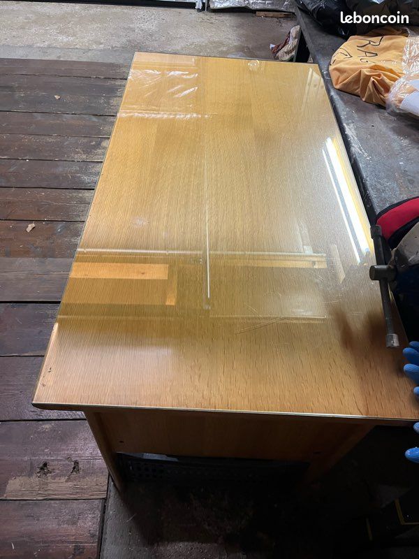 Bureau pieds compas vintage (image 3)