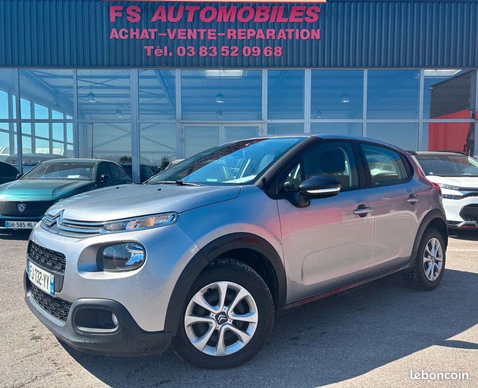 CITROEN C3 VU BlueHDi 100ch Feel / 2 Places / Climatisation / Bluetooth / 2019 / 102 355 kms / 6 658HT (image 1)