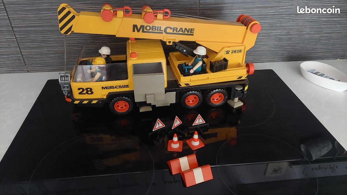 Lot Playmobil Vintage - Camion Grue 3141 Et Mammut 3761 - Très Bon état