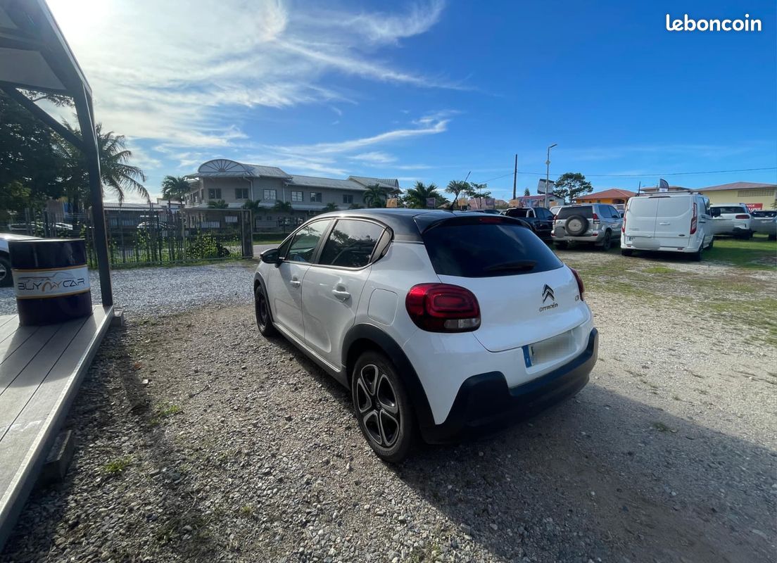 Citroën C3, Blanche, 4cv, 5 portes, mise en circulation le 25/03/2019 (image 3)