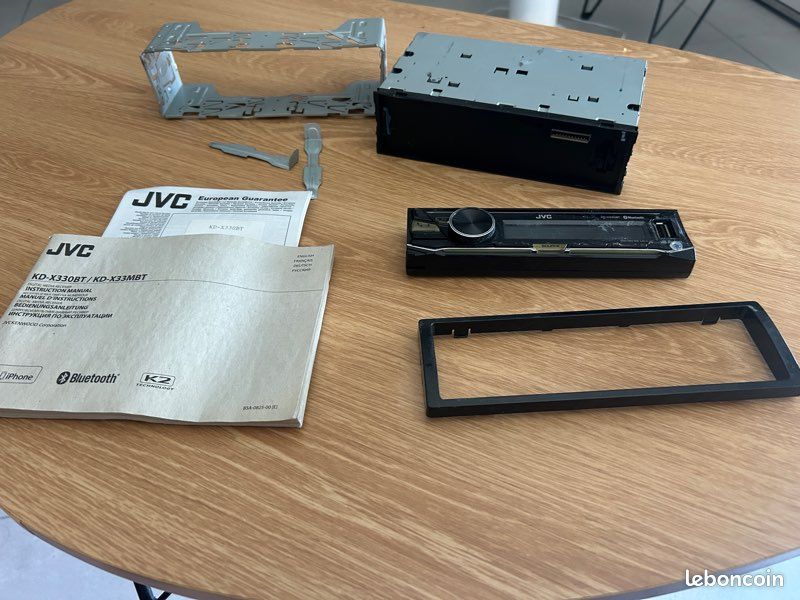 Autoradio JVC KD-X330BT Bluetooth USB AUX (image 1)