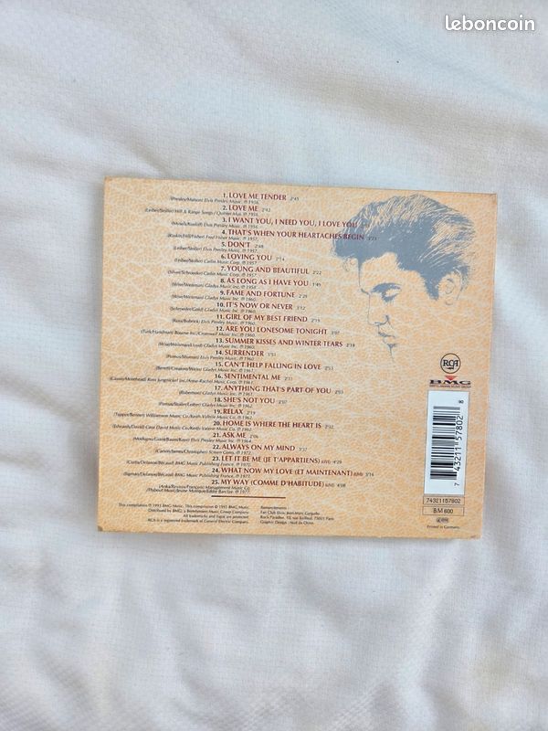 CD Elvis Presley Romantique - 25 titres (image 3)