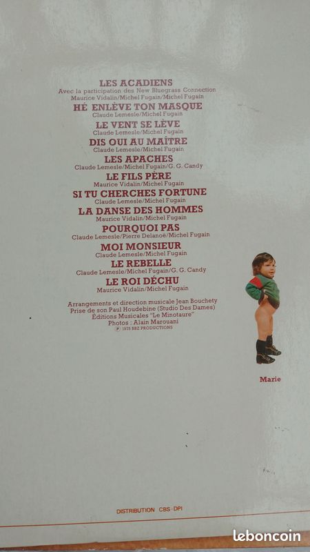 Vinyle Michel Fugain et le big bazar (image 2)