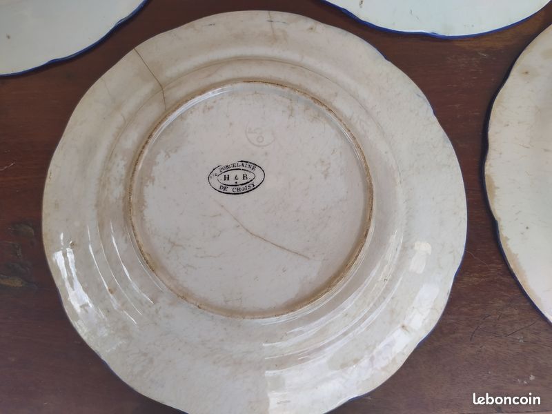 5 assiettes parlantes Mousquetaires HB de Choisy le roi (image 14)