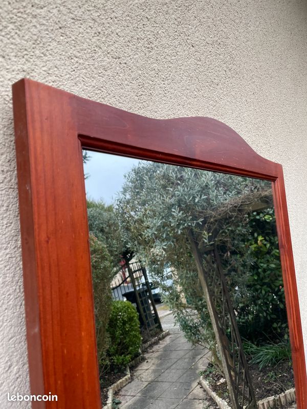 Miroir salle de bain en bois (image 2)