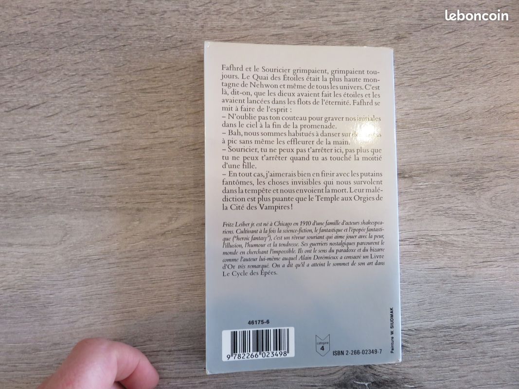 Le Cycle Des Épées 4 - Epées Et sorciers - Fritz Leiber - Presse Pocket 5231 (image 3)